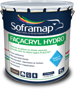 pot de peinture façacryl hydro